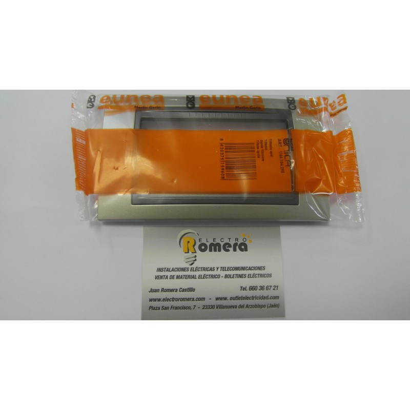 MARCO 4 MODULOS TITANIO OPAL GRAFITO