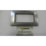 MARCO 4 MODULOS CROMO SATINADO GRAFITO