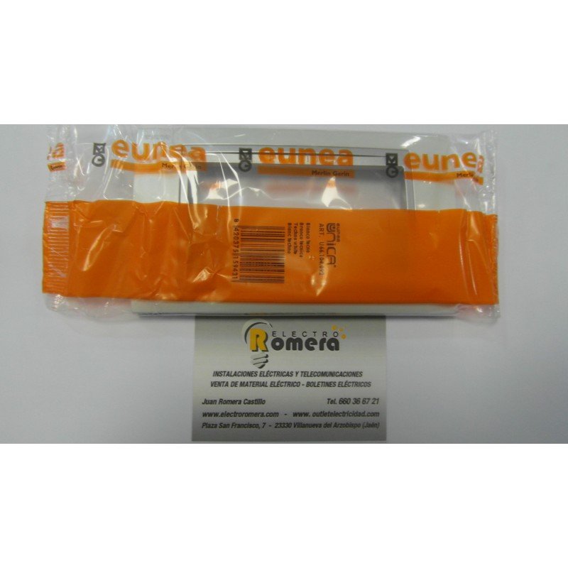 MARCO 4 MODULOS BLANCO TECNO ALUMINIO