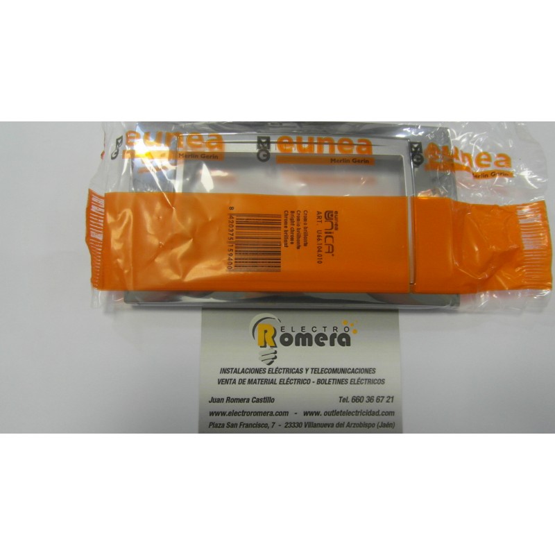 MARCO 4 MODULOS AZUL BERLIO ALUMINIO