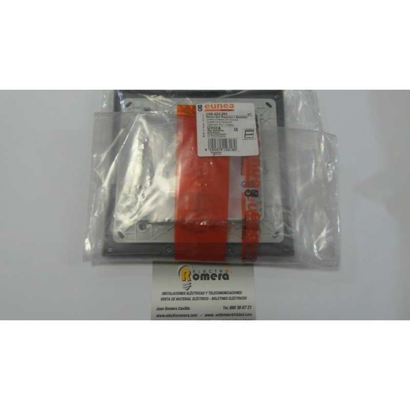 MARCO 2X4 MODULOS MAS BASTIDOR NEGRO RODIO GRAFITO