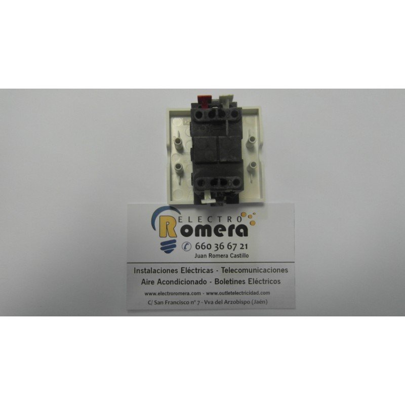 PULSADOR PERSIANAS 10A-250V BLANCO