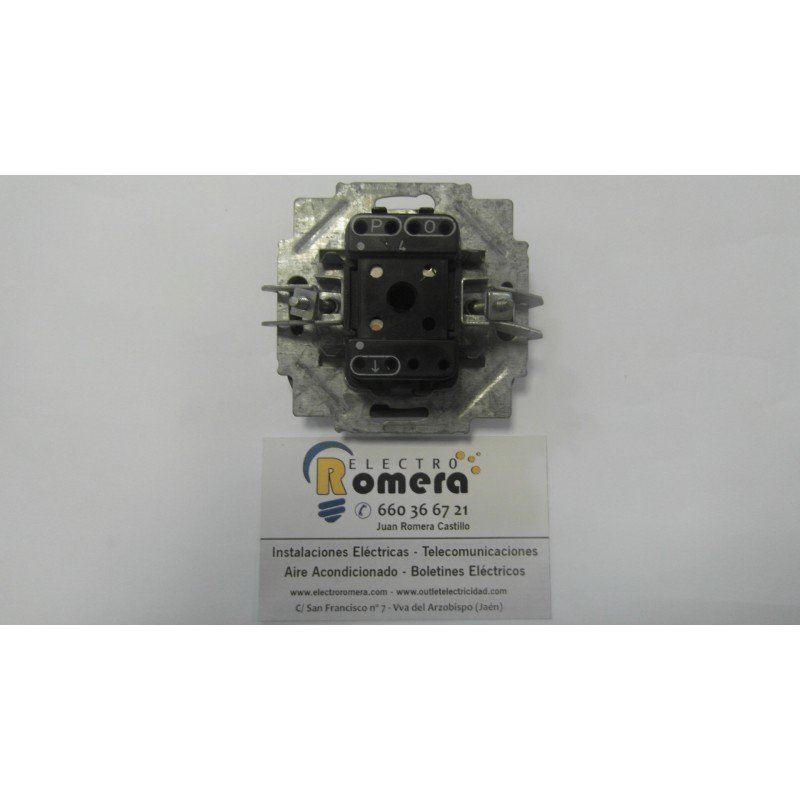 PULSADOR LUZ CON VISOR   MARRON 7304.2