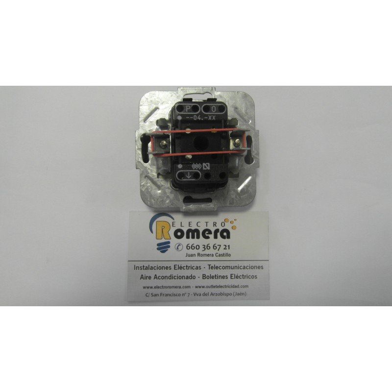 PULSADOR TIMBRE CON VISOR 7304 LX MARRON 3 PULSADOR TIMBRE CON VISOR 7304 LX MARRON