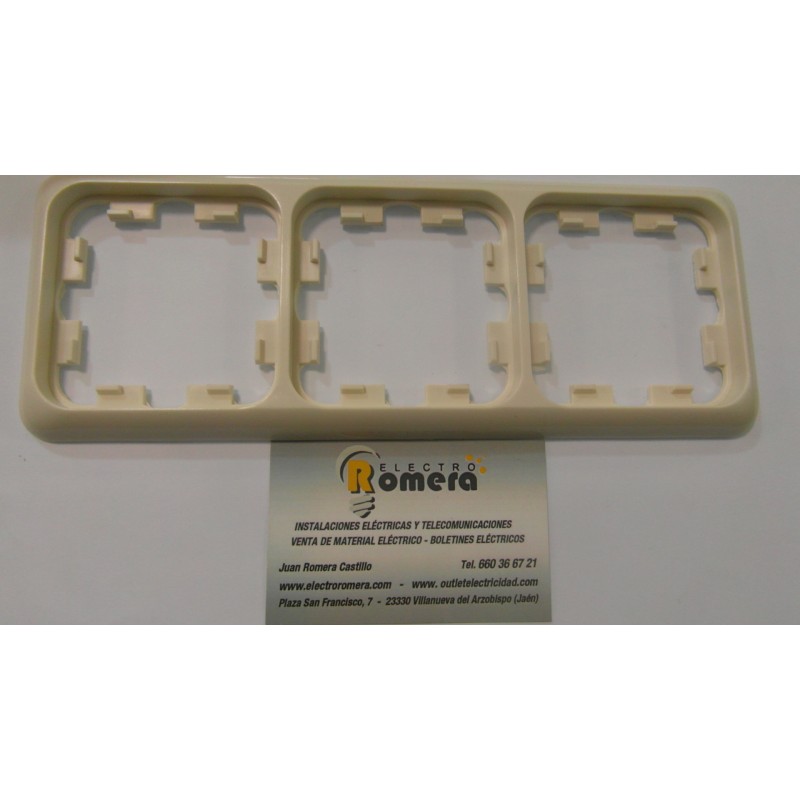 MARCO 3 ELEMENTOS MARFIL