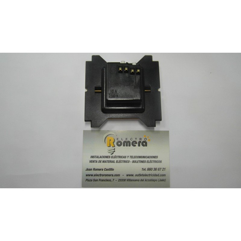 PULSADOR SIMBOLO LUZ CON LUMINOSO  MARFIL