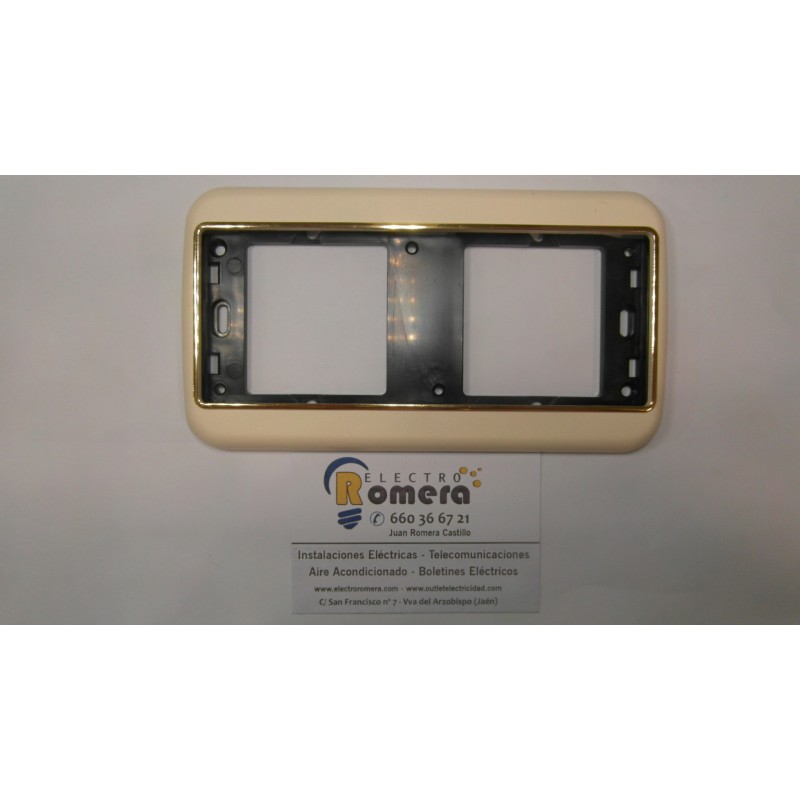 MARCO 2 ELEMENTO MARFIL 5002-H ARALANZA PLASTIMETAL