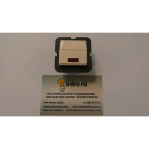 INTERRUPTOR CON PILOTO LUMINOSO 16A 666LA MARFIL