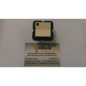 INTERRUPTOR CON PILOTO LUMINOSO  607-LA  MARFIL PLASTIMETAL