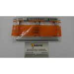 PLACA 2 ELEMENTOS HORIZONTAL ALUMINIO SIN EMBELLECEDOR