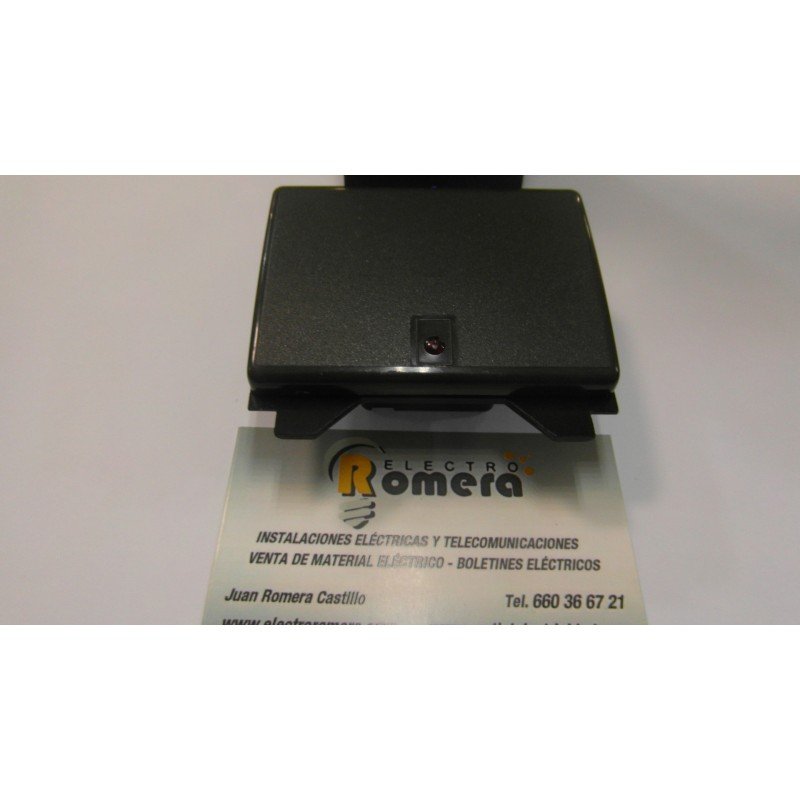 INTERRUPTOR MONOPOLAR CON LUMINOSO RECUPERADO  GRAFITO