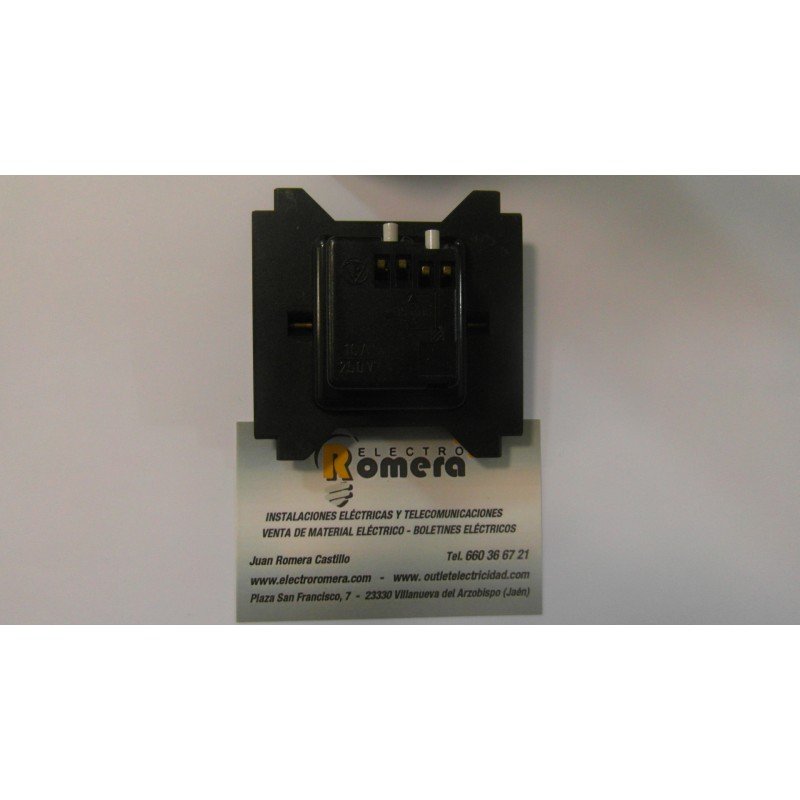 INTERRUPTOR MONOPOLAR CON LUMINOSO RECUPERADO  GRAFITO