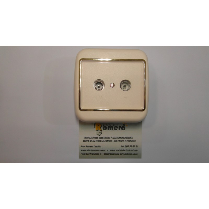 TOMA FINAL TV/R MARFIL PLASTIMETAL