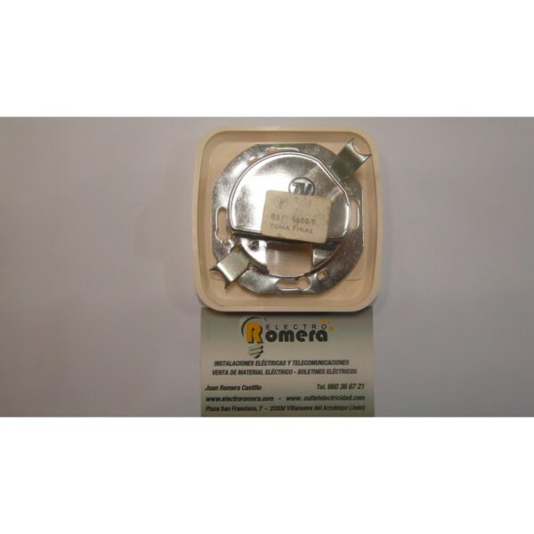 TOMA FINAL TV/R MARFIL PLASTIMETAL 4 TOMA FINAL TV/R MARFIL PLASTIMETAL