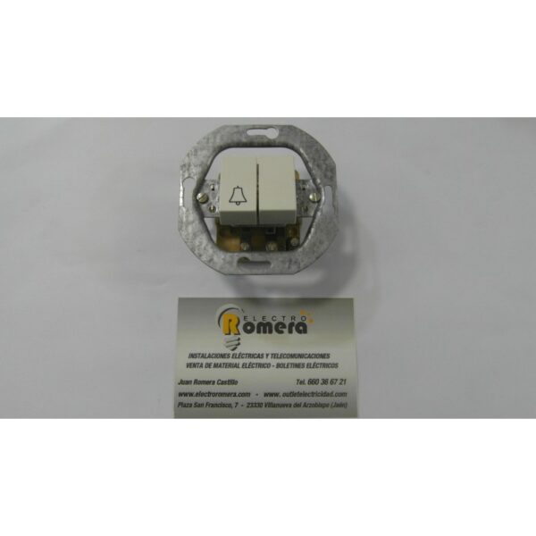 PULSADOR CAMPANA MAS CONMUTADOR 10A 250V