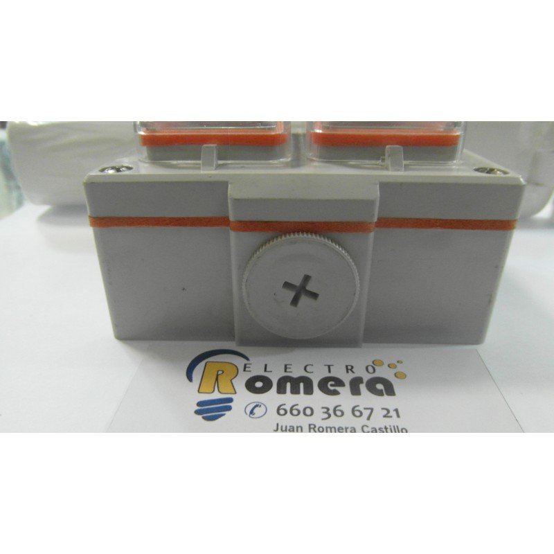 CAJA ESTANCA 2 ELEMENTOS SUPERFICIE EUNEA BLANCO 3609-B