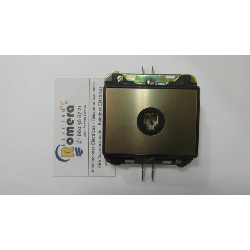 TOMA DE TELEFONO BRONCE