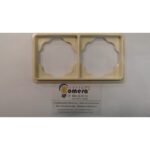 MARCO 2 ELEMENTOS SERIE TRAZO MARFIL