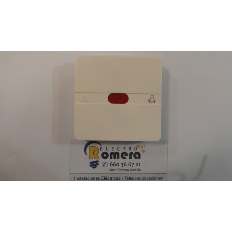 TECLA SIMBOLO LUZ CON VISOR BLANCA