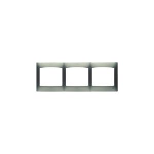 PLACA 3 ELEMENTOS HORIZONTAL GRIS SOMBRA 21013-GS