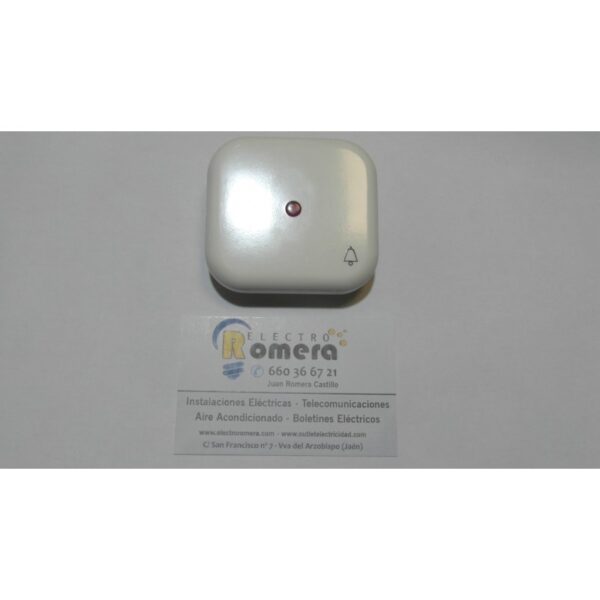 TECLA PULSADOR TIMBRE CON VISOR BLANCO 7204.3 BA LX 1 TECLA PULSADOR TIMBRE CON VISOR BLANCO 7204.3 BA LX