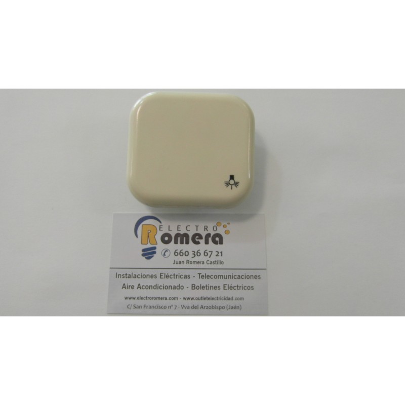 TECLA INTERRUPTOR CON SIMBOLO LUZ MARFIL 7204.2 BM
