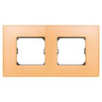 PLACA 2 ELEMENTOS SIN GARRAS Y CON BASTIDOR SALMON MATE 27772-64