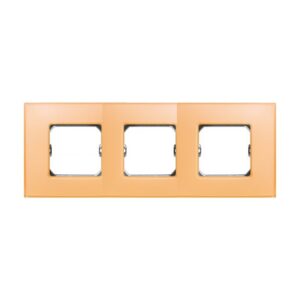 PLACA 3 ELEMENTOS SIN GARRAS Y CON BASTIDOR SALMON MATE 27773-64