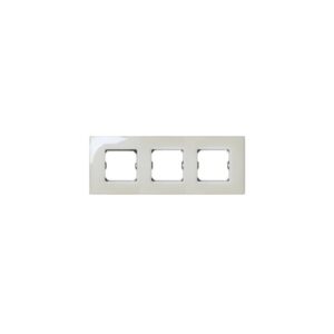 PLACA 3 ELEMENTOS MARFIL  BRILLO 27773-31