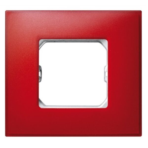 PLACA 1 ELEMENTO ROJO MATE NEOS 27771-66 1 PLACA 1 ELEMENTO ROJO MATE NEOS 27771-66