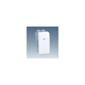 CONMUTADOR ESTRECHO CON LUMINOSO BLANCO NIEVE SIMON 27 PLAY 27204-64