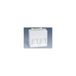 TAPA CONECTOR DOBLE RJ-45 BLANCO NIEVE SIMON 27 PLAY 27486-35