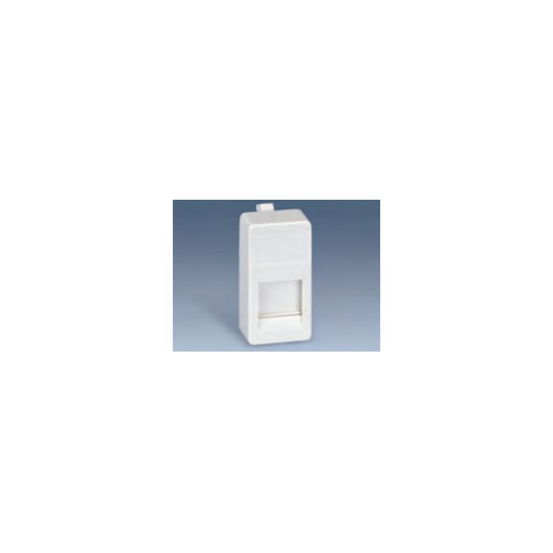 TAPA CONECTOR RJ-45 ESTRECHO BLANCO NIEVE SIMON 27 PLAY 27087-34