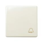 PULSADOR  CON GRABADO CAMPANA MARFIL 27150-62