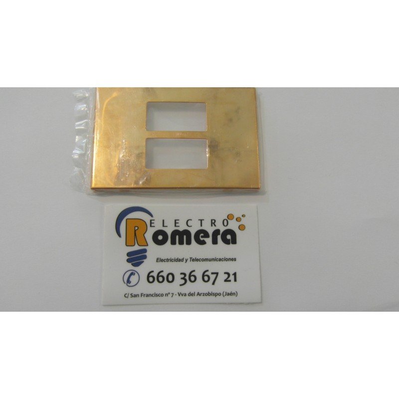 MARCO 2 ELEMENTOS COLOR ORO