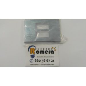 MARCO 2 ELEMENTOS GRIS METAL 30X150MM