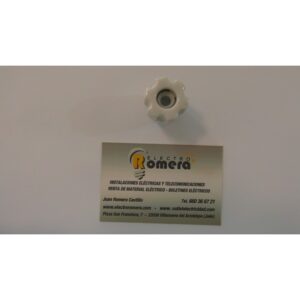 TAPÓN PARA PORTAFUSIBLE BLANCO CERAMICO 63A TIPO D02