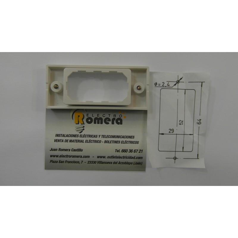 PLACA BASTIDOR I CARPINTERIA VOL-CAN BLANCO 4 PLACA BASTIDOR I CARPINTERIA VOL-CAN BLANCO