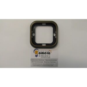MARCO 1 VENTANAS HORIZONTAL COLOR BRONCE 7371-H