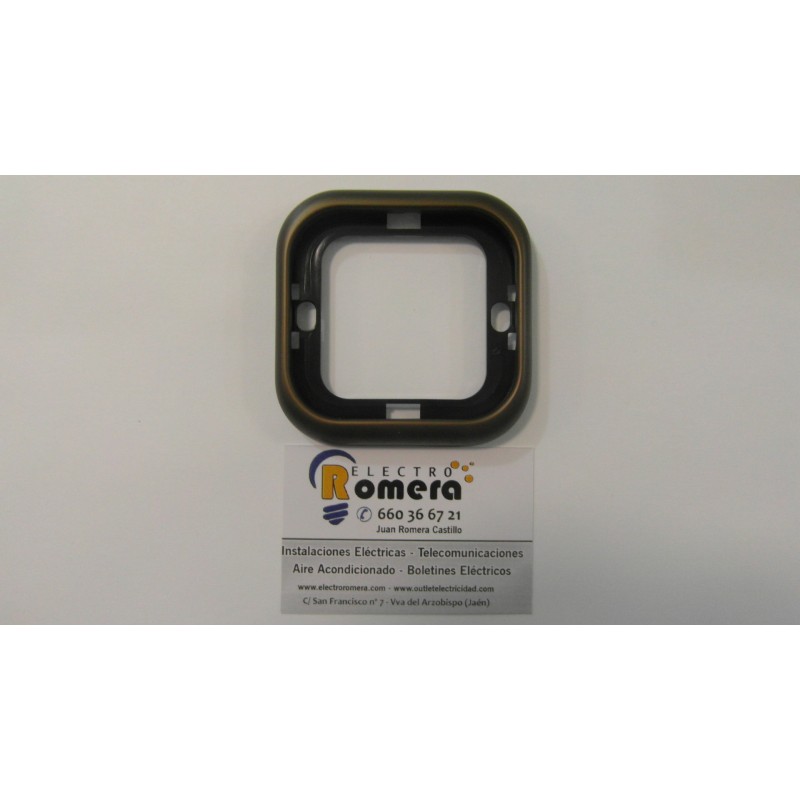 MARCO 1 VENTANAS HORIZONTAL COLOR BRONCE