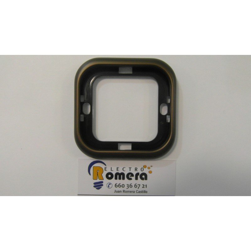 MARCO 1 VENTANAS HORIZONTAL COLOR BRONCE 7371-H