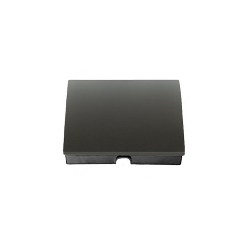 TAPA SALIDA DE CABLES PULSADOR TIRADOR OLAS ACERO PERLA 8407 AP