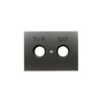 TAPA TOMA TV/SAT OLAS ACERO PERLA 8450.1 AP