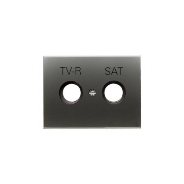 TAPA TOMA TV/SAT OLAS ACERO PERLA 8450.1 AP 1 TAPA TOMA TV/SAT OLAS ACERO PERLA 8450.1 AP