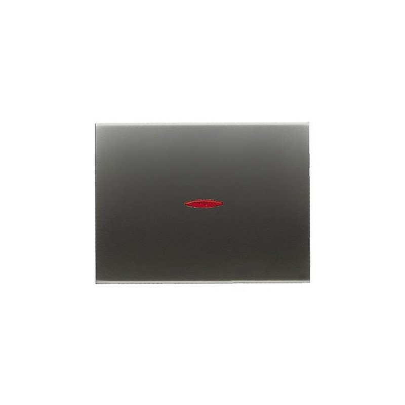 TECLA INTERRUPTOR CONMUTADOR CRUZAMIENTO CON VISOR OLAS ACERO PERLA 8401.3 AP