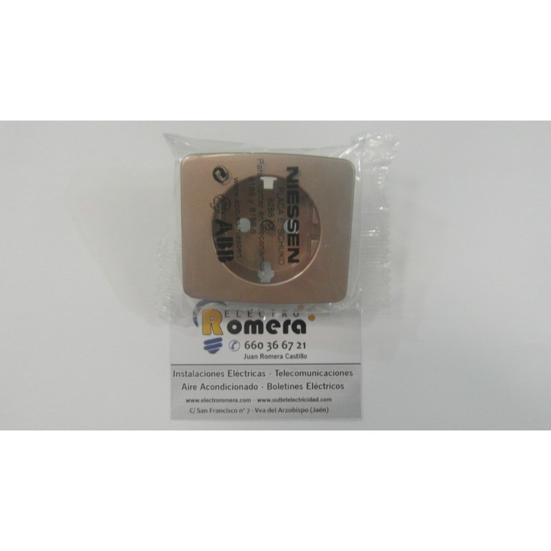 TAPA ENCHUFE SHUKO SERIE ARCO COBRE 8288 CU