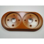 PEANA DE MADERA DE  2 ELEMENTOS COLOR HAYA MADERA FONTINI