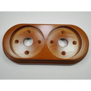 PEANA DE MADERA DE  2 ELEMENTOS COLOR HAYA MADERA FONTINI