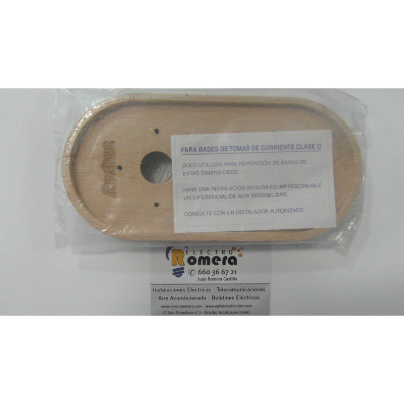 PEANA DE MADERA DE  2 ELEMENTOS COLOR HAYA MADERA FONTINI