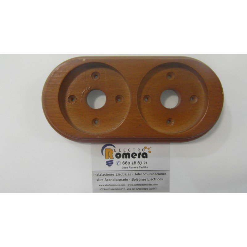 PEANA DE MADERA DE  2 ELEMENTOS COLOR HAYA MADERA FONTINI